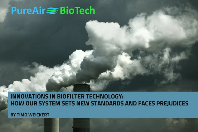 A visual of advanced biofilter technology, showcasing innovations that set new standards and address misconceptions in air emission control.